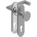 Poignée porte WE-Grt. ER 8 mm RS Forme L avec D.. PZ Forme en L avec. Re. PZ