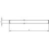 Carré porte DD 9 mm TS 38-65 Carré porte DD 9 mm TS 38-65