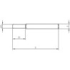 Carré porte WE 9 mm TS 66-85 Carré porte WE 9 mm TS 66-85