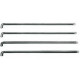 Jeu de doigts pour extracteur de tarauds 4 pièces M10 TAPMATIC 4 PCS