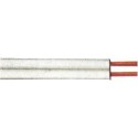 Cable H03VH-H 2x0,75mm2, 10m bobine, blanc
