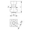 Kit de fixation 7600BF-43 M16x24 AMF
