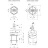 Pince hydraulique avec unité de compensation 25-30 bar AMF