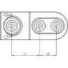 Elément de serrage plat 6496 M12x14mm AMF