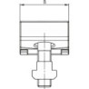 Elément de serrage plat 6496 M12x16mm AMF