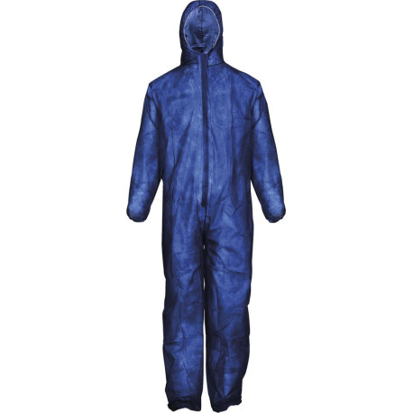 Combinaison de protection. PP. 50g/qm. bleu. Taille 2XL