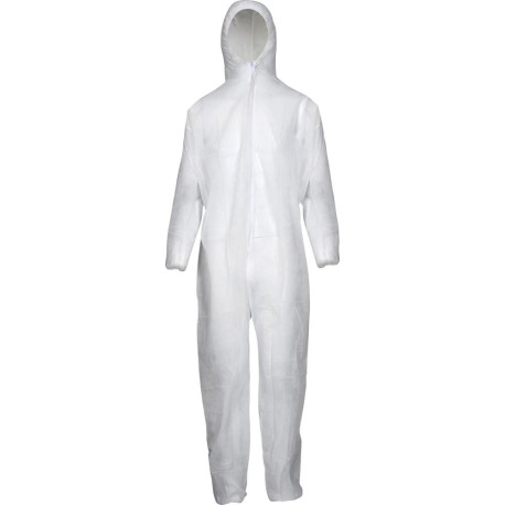 Combinaison de protection. PP. 50g/qm. blanc. Taille 3XL