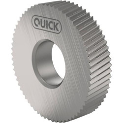 Roue moletée PM BL 15Grad 8.9x2.5x4 H7 P0.6 QUICK