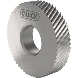 Roue moletée PM BL 30Grad 8.9x2.5x4 H7 P0.4 QUICK