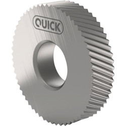 Roue moletée PM BR 30Grad 8.9x2.5x4 H7 P0.4 QUICK