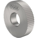 Roue moletée PM AA 8.9x2.5x4 H7 P0.6 QUICK