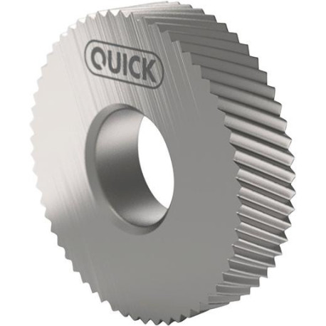 Roue moletée PM BR 30Grad 14.5x3x5 H7 P0.4 QUICK
