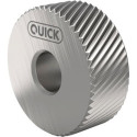 Roue moletée PM BL 30Grad 10x4x4 G7 P1 avec chanfrein QUICK