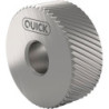 Roue moletée PM BR 30Grad 15x4x4 G7 P0.6 avec chanfrein QUICK