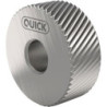 Roue moletée PM BL 30Grad 20x8x6 G7 P0.6 avec chanfrein QUICK