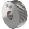 Roue moletée PM AA 20x8x6 G7 P0.3 avec chanfrein QUICK