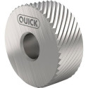 Roue moletée PM BL 45Grad 15x6x6A11 G7 P0.6 avec chanfrein QUICK