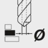 Foret hélicoïdal court DIN338 HSS type N queue cylindrique 5.75mm GÜHRING