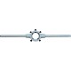 Porte-filière avec vis de serrage, Pour Ø filière x hauteur : 38 x 14 mm, Métrique M12-14 mm