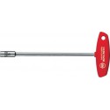 Clé a douille 6 pans avec manche en T - 12 x230mm - Wiha