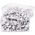 Multi-Clip gris, 7-11mm clou longueur 25mm