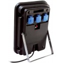 Projecteur de chantier portable avec 3 prises IP44 4 x 36 W Câble H07RN-F 3G1.5 5 m - as-Schwabe 46844 