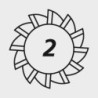Fraise à fileter VHM DTMCSP TiCN queue HA 2xD M14 GÜHRING