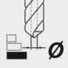 Foret pour trous profonds WN VHM TiALN queue HA refroidissement interne 14.0mm GÜHRING