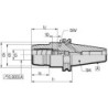 Mandrin à serrage hydraulique DIN69871ADB SK40 12x80.5mm GÜHRING