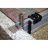 Rail d'extraction 1.60-2.75 m réglable. Hauteur 0-11 cm.
