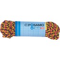 Corde en polypropylène, tressés 6 mm a 10m noir-rouge-gold (Par 20)