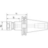 Mandrin à pinces long DIN69871ADB SK50-ER32 HAIMER