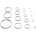 Anneau porte clés SL30/1,8 Acier durci nickel (Par 100)