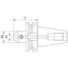 Mandrin de serrage de surface JISB6339ADB BT50 D6mm HAIMER