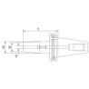 Mandrin de frettage DIN69871 queue SK40 25.0x130mm HAIMER
