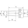 Mandrin de frettage DIN69863A 6.0x80mm HAIMER