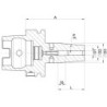 Mandrin de frettage DIN69863A A63 16.0x130mm HAIMER