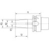 Mandrin de frettage DIN69863E 16.0x95mm HAIMER