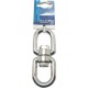 Porte clé pivotant Acier inoxidable 8 mm (Par 5)
