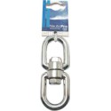 Porte clé pivotant Acier inoxidable 10 mm