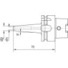Mandrin de frettage Mini DIN69863A queue A-63 8x120mm HAIMER