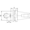 Mandrin porte-fraise JISB6339ADB BT50-50 HAIMER