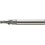 Fraise à fileter GFS en carbure monobloc, arrosage central, 1,5 x d, sans revêtement, Filetage : M6, Pas 1,00 mm, Lames de l1 10,5 mm