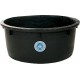 Bac à mortier rond noir 120 L