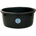 Bac à mortier rond noir 230 L
