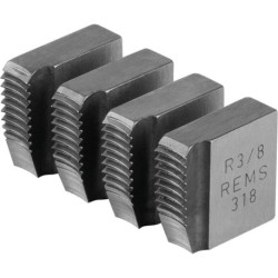 Mâchoires de coupe R 3/8 Rems Filetage de tube R conique re ISO 7-1. EN 10226