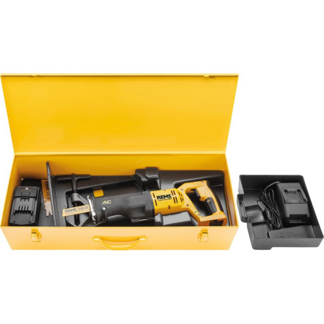 Scie sabre sans fil Tiger 22V VE 21.6V-9.0Ah avec Vario-Elektronik (VE)2x lame de scie spéciale 2-3.2