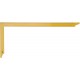 Equerre de charpentier 700mm sans trous Hedu