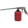 Pistolet pulvérisateur Buse droite. 1l. Plastique blanc. 2-6bars. Prise NW7.2 RIEGLER.