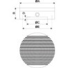 Mandrin magnétique rond permanent RM 40 FLAIG